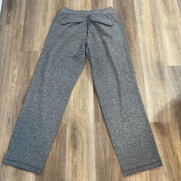 Lululemon Kung Fu Heathered Gray Black Sweat Pants Sz M - Picture 4 of 9